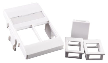Dataudtag Clicfit 2x keystone hvid - 1