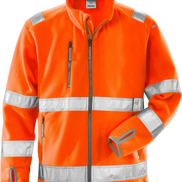 Hi-Vis Fleecejakke kl3 114087 orange str L - 1