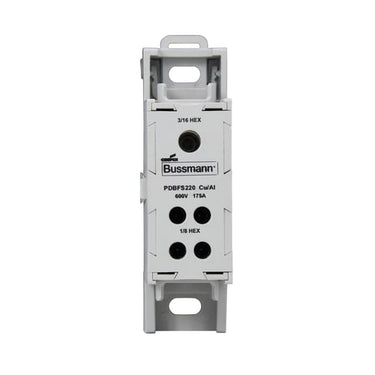 Distributionsblok Maks 175A Cu/AL tilgang 1 X 10-70mm² afgang 4 X 2,5-25mm²  for Din - 1