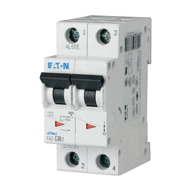Automatsikring (MCB) C-karakteristik 16A 2-Pol 15kA 2-moduler UL1077 - 1