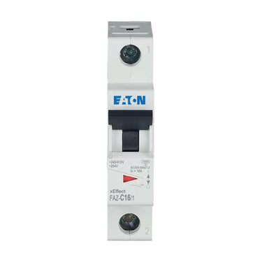 Automatsikring (MCB) C-karakteristik 16A 1-Pol 15kA 1-moduler UL1077 - 1