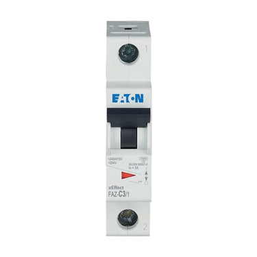 Automatsikring (MCB) C-karakteristik 3A 1-Pol 15kA 1-moduler UL1077 - 1