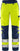 Green bukser dame kl.2 2642 Hi-Vis GPLU gul/marine str 42 - 1
