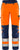 Green bukser dame kl.2 2642 Hi-Vis GPLU orange/marine str 46 - 1