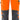 Green bukser dame kl.2 2642 Hi-Vis GPLU orange/grå str 38 - 1