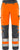 Green bukser dame kl.2 2642 Hi-Vis GPLU orange/grå str 42 - 1