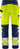Green håndværkerbukser kl.2 2641 Hi-Vis GPL gul/marine str C46 - 1