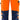 Green håndværkerbukser kl.2 2641 Hi-Vis GPL orange/marine str D84 - 1