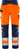 Green håndværkerbukser kl.2 2641 Hi-Vis GPL orange/marine str C56 - 1