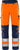 Green bukser kl.2 2651 Hi-Vis GPLU orange/marine str C150 - 1