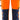 Green stretchbukser dame kl.2 Hi-Vis orange/marine str 42 - 1