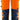 Green stretch overalls kl.2 Hi-Vis orange/marine str C62 - 1
