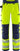 Green stretchbukser kl.2 2645 Hi-Vis gul/marine str D116 - 1