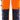 Green stretchbukser kl.2 2645 Hi-Vis orange/marine str D96 - 1