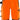 Green stretch overalls kl.2 Hi-Vis orange/marine str D92 - 1