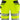 Green håndværker stretchshorts Hi-Vis gul/sort str C46 - 1