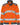 Green jakke kl.3 dame 4067 Hi-Vis GPLU orange/grå str XL - 1