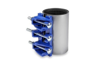 Bandagemuffe med 3 bolte 60-68/200 mm RF - 1