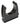 16mm HF rørholder sort RAL 9005 - 1