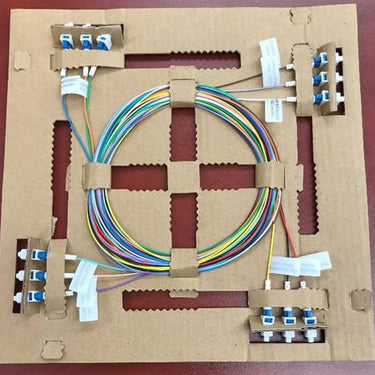 Pigtail Kit 12xLC/UPC Singlemode (OS2) 1M 900my TB TIA Colors 1-12 - 1