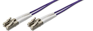 Patchkabel 50/125 OM4 20M Duplex LC/PC-SC/PC 2mm Lilla - 1