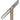 Smigvinkel 250mm med rustfri klinge og låsefunktion - 1