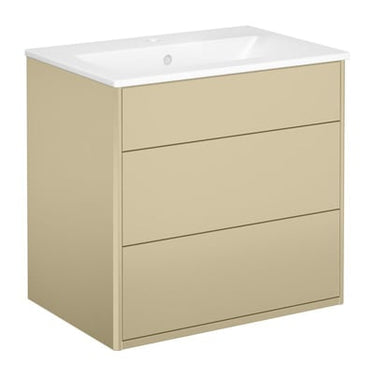 Gustavsberg Graphic møbelsæt m/2 skuffer og håndvask 550 x 600 x 400 mm beige - 1