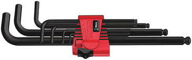 Wera stiftnøglesæt 950 PKL metrisk blacklaser Hex-Plus 9 dele 1,5-10mm - 1