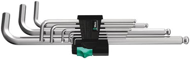 Wera stiftnøglesæt 950 PKL metrisk stelforkromet Hex-Plus 9 dele 1,5-10mm - 1