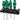 Wera 334/6 Rack skruetrækkersæt Kraftform Plus Lasertip + Rack 6 dele - 1