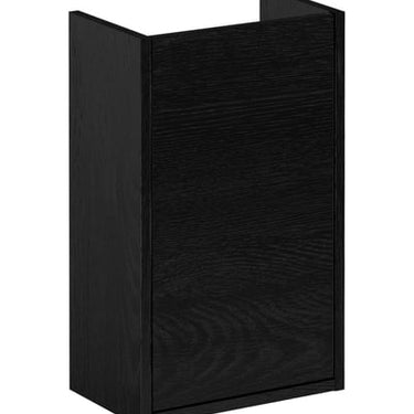 Gustavsberg Artic Small vaskeskab m/1 låge uden håndvask 535 x 330 x 202 mm sort askefinér - 1