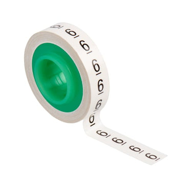 3M ScotchCode mærke 6 "Handy Marker" tape Refill rulle 10 stk/pk - 1