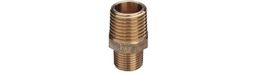 Viega brystnippel 1 1/2" x 1" rødgods - 1