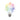 FESH Smart Home LED pære - Multicolor E27 9W Ø 60 - 2