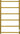 KRISS el håndklædevarmer 810x530mm 60W bør guld (PVD) - 1