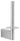 Pressalit Style reservepapirholder bør stål - 1