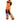 Snickers High-viz stretch buks m. hylsterlommer kl.2 6243 orange/sort str. 62 - 3