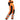 Snickers High-viz stretch buks m. hylsterlommer kl.2 6243 orange/sort str. 60 - 4