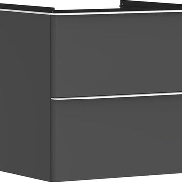 hansgrohe Xelu Q vaskeskab 580/475 2sk mat diamantgrå - 1