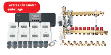 Roth komplet gulvvarmepakke Grab and go 230V 8 rum - 1