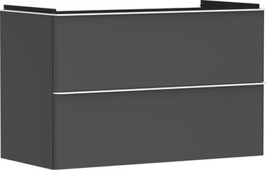 hansgrohe Xelu Q vaskeskab 980/475 2sk mat diamantgrå - 1