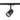 Mita 1F LED CCT 1 fase skinnespot GU10 Sort 2700K/3000K 400/420lm 4,8W - 1