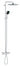 GROHE Vitalio Comfort 250 brusesystem med termostat kar 8,5l krom - 1