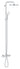 GROHE Tempesta 250 brusesystem med termostat 8,5l krom - 1
