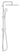 GROHE Tempesta Cube 250 Flex brusesystem med omskifter 8,7l krom - 1