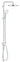 GROHE Tempesta 250 Flex brusesystem med omskifter 8,5l krom - 1