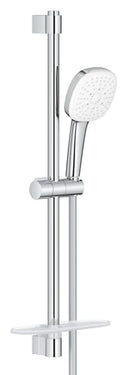 GROHE Tempesta Cube 110 III brusestangsæt 600mm med skål krom - 1