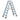 Wienerstige aluminium 2x7 trin 1,66 m - 1