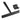 Pressalit Style badskraber mat sort - 1