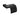 Pressalit Style toiletpapirholder m/frontplade mat sort - 1